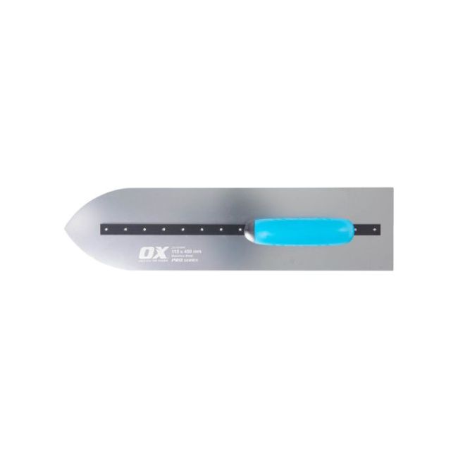OX Professional 115 x 450mm S/S Pointed Finishing Trowel OX-P014692
