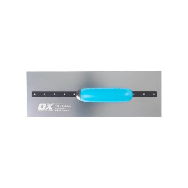 OX Pro 120 x 356mm Stainless Steel Square Finishing Trowel OX-P014773