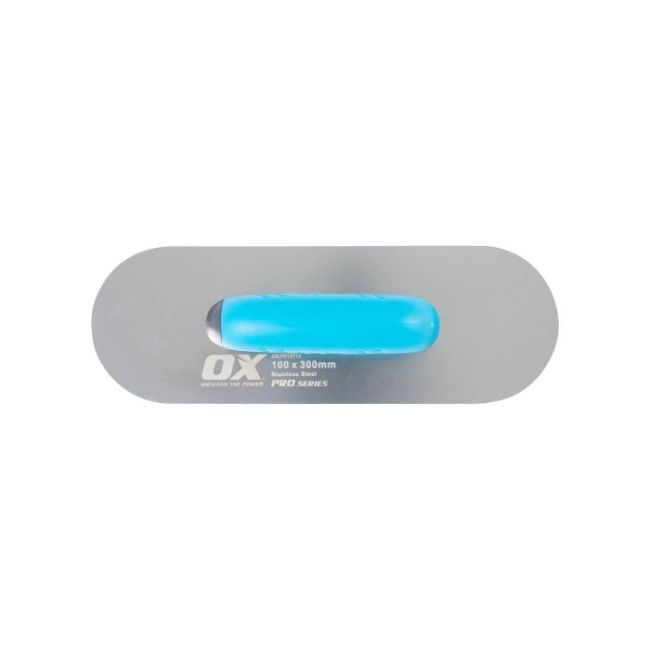 OX Professional 100 x 300mm S/S Pool Trowel, Flexible OX-P015712