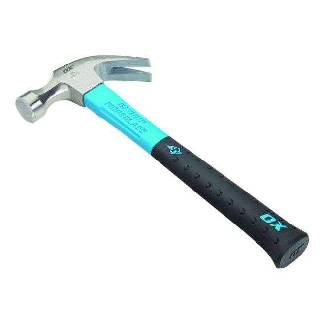OX OX-P081620 Claw Hammer 20oz Fiberglass Precision Balanced OX-P081620
