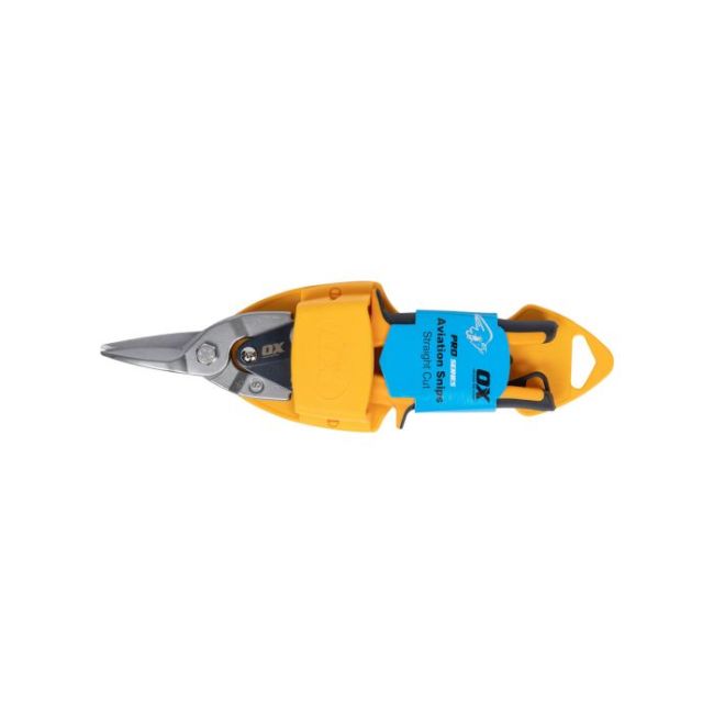 OX Pro Aviation Snips With Holster - Straight Cut (Yellow) OX-P231003