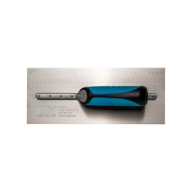 OX Pro Golden Steel Finishing Trowel - 114mm x 280mm OX-P407311