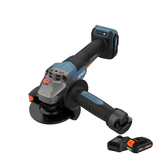 Senix X2 18V Brushless 125mm Angle Grinder Skin with Paddle Switch Kit PAX2-M1-EU