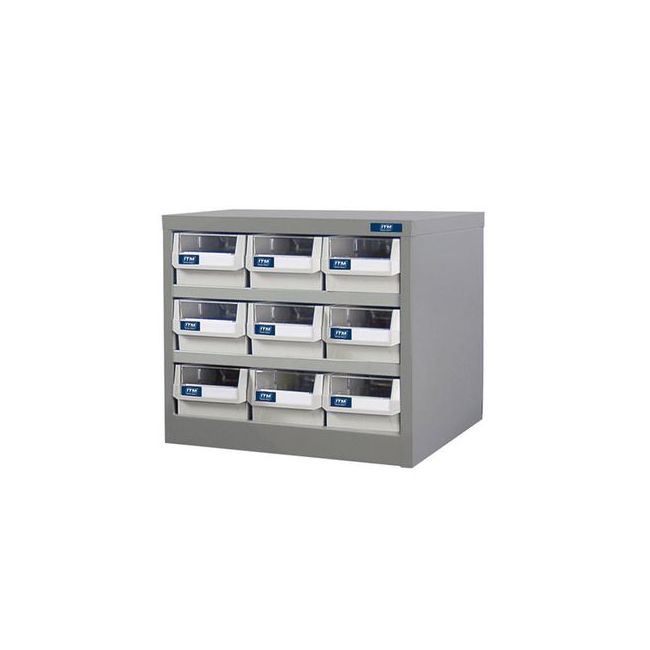 ITM HD 9 DRAWER METAL PARTS CABINET PB-HD309