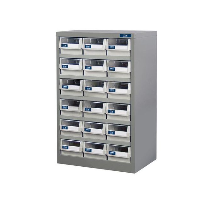 ITM HD 18 DRAWER METAL PARTS CABINET PB-HD318