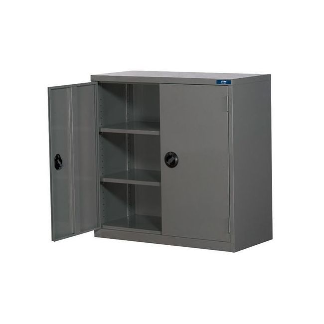 ITM METAL LOCKABLE CABINET W/2 SHELVES  PB-THD2S