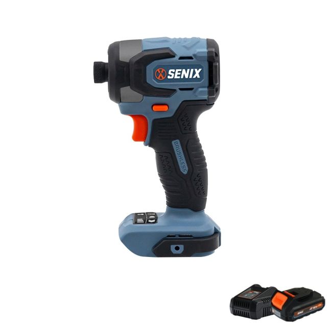 Senix X2 18V Brushless 250NM Impact Driver Kit PDIX2-M5-EU