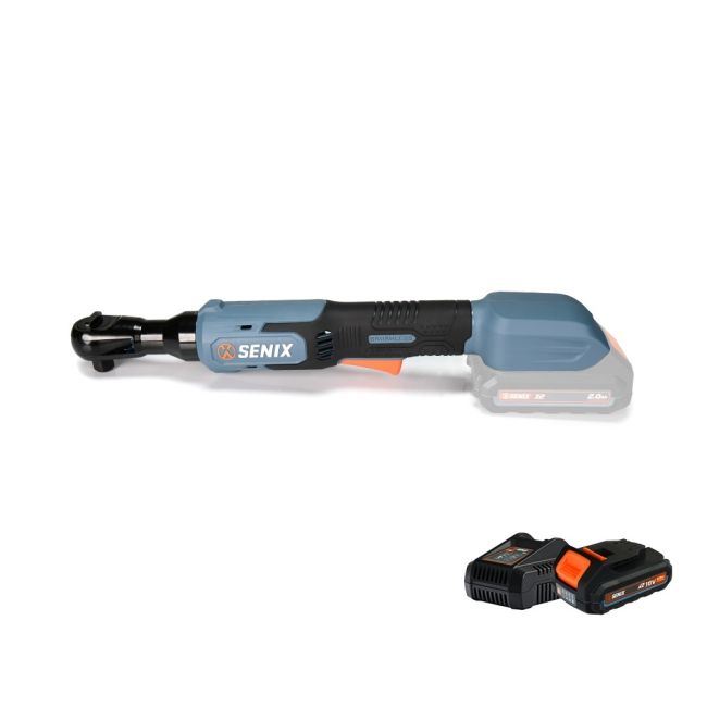 Senix X2 18V 1/2" 75NM Ratchet Kit PDWX2-M13-EU