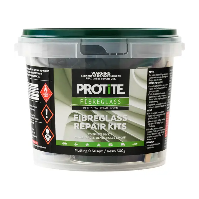 Protite Fibreglass Repair Kit 500G PF-FKIT0500