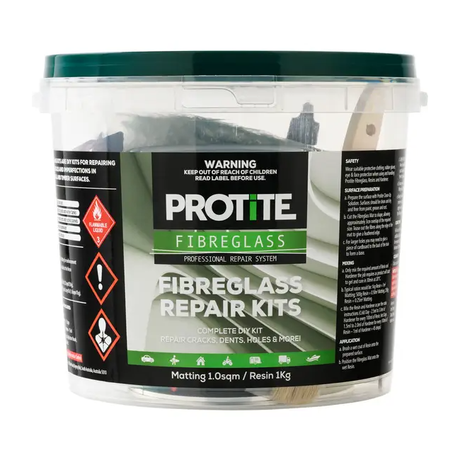 Protite Fibreglass Repair Kit 1KG PF-FKIT1000