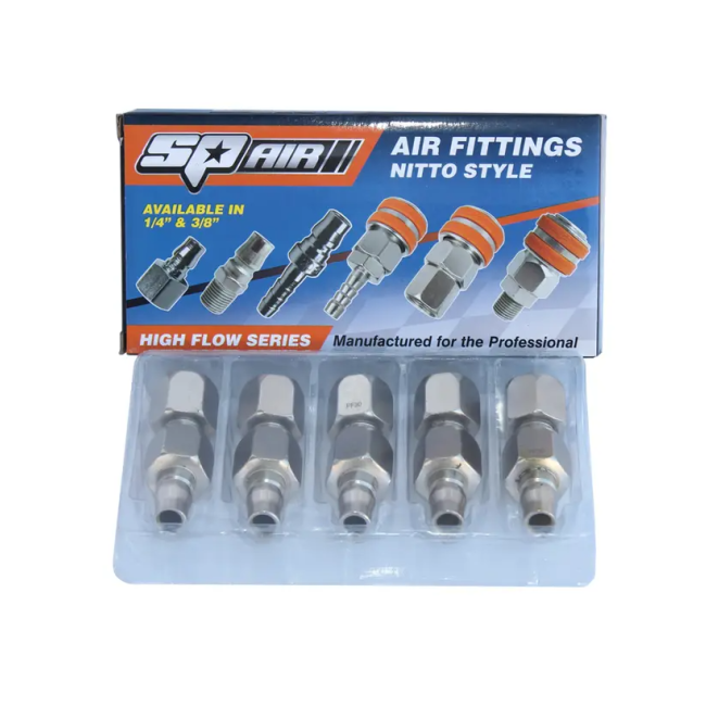 SP Tools 10PC 3/8" Female Thread Plugs Air Fittings PF30BX