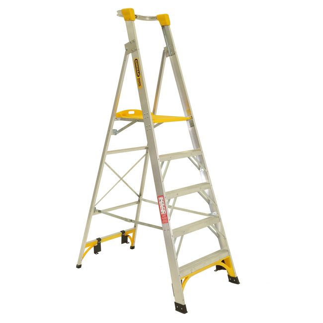 Gorilla 1.5M 150KG Aluminium Platform Ladder PL005-I