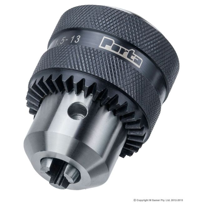 Porta 13mm Keyed Drill Chuck - J6 PORA13J6