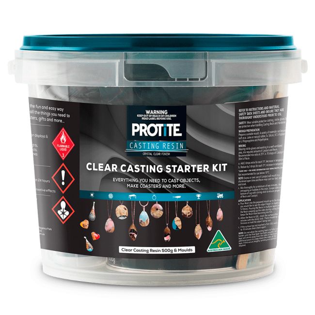 Protite Clear Casting Resin Starter Kit Crystal Clear PF-FKITC0500