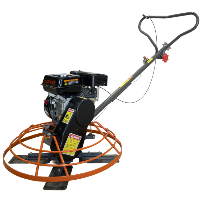 Power Trowel 600mm Loncin 6.5HP Petrol PTM‑600 – Concrete Finisher