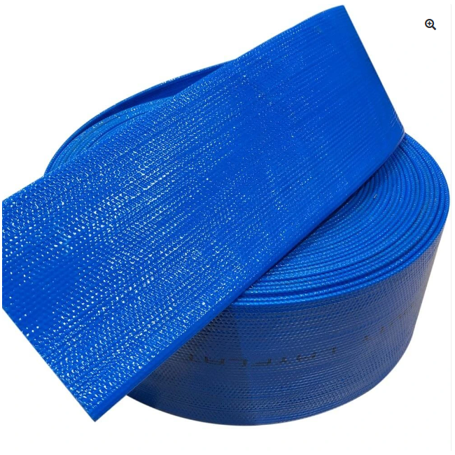 Millers Falls 4 Inch PVC Layflat Hose 50 Metres 4 Bar QWLF10050