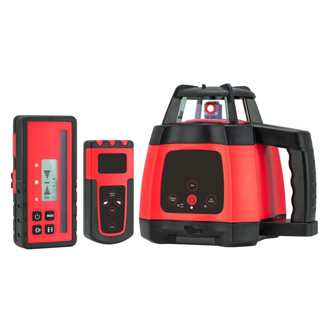 General RL-20R Rotary Laser Level Red Beam Range 300m Standard Kit RL-20R