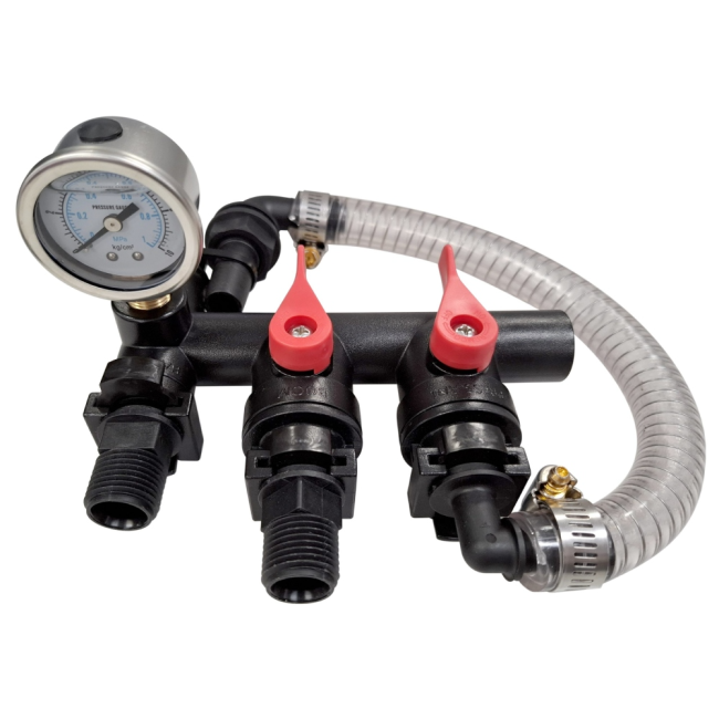 Silvan Pressure Regulator Kit - Press Manifold & Gauge Kit RP1-24-6