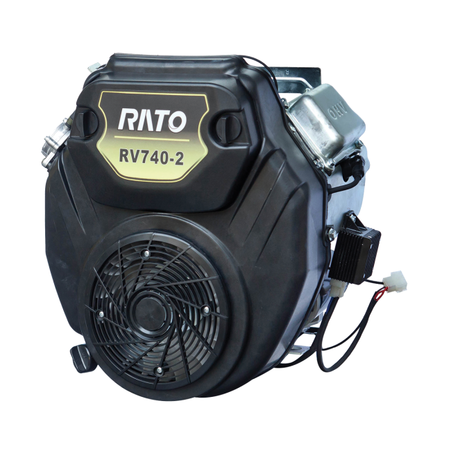 Rato 25hp V-Twin Engine – 1” Vertical Shaft RV740D