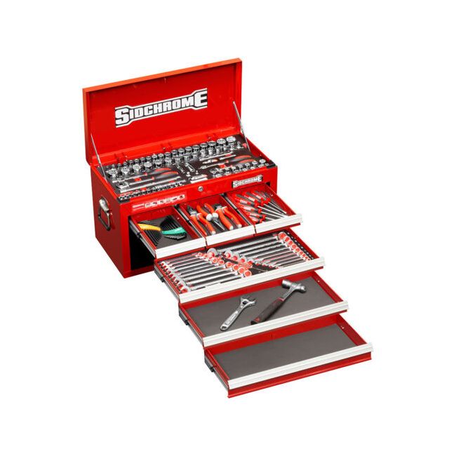 Sidchrome 139PC 6 Drawer Tool Kit Metric/AF SCMT10157