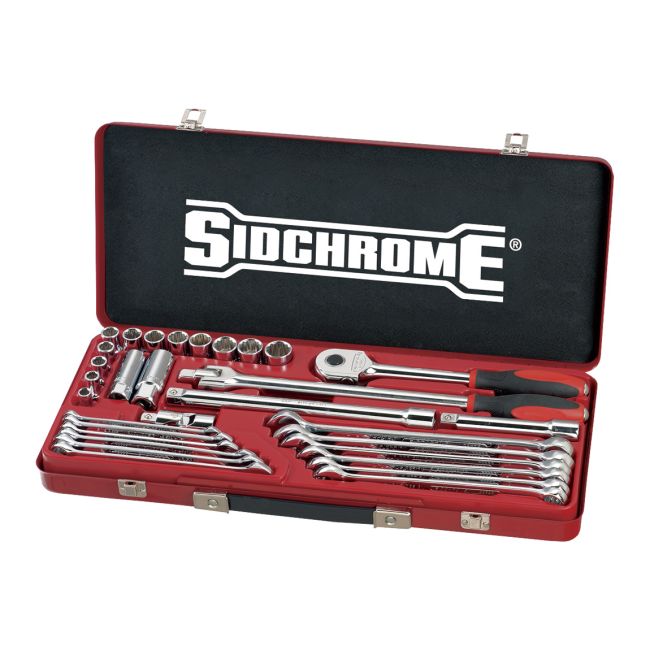 Sidchrome Tool Socket Set Met 31Pce SCMT10236