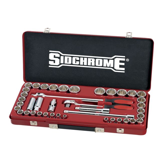 Sidchrome 41 Piece 1/2" Drive Socket Set Metric/AF SCMT14104