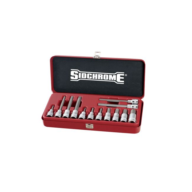 Sidchrome 13Pc 1/2" Drive Inhex Socket Set Metric SCMT14275