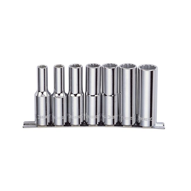 Sidchrome 7Pc 1/2" Drive Deep Socket Set AF SCMT14451