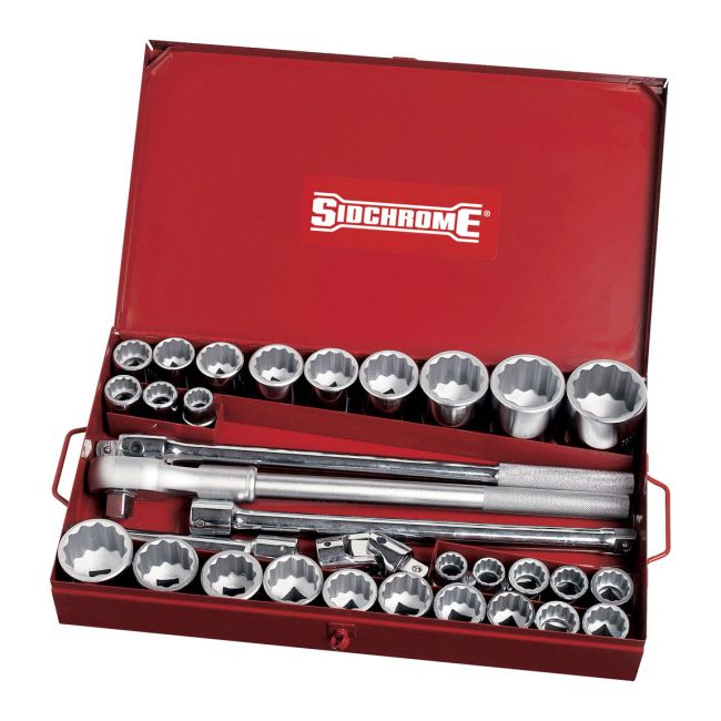 Sidchrome Set Socket 32Pce 3/4Dr Met/AF SCMT15106