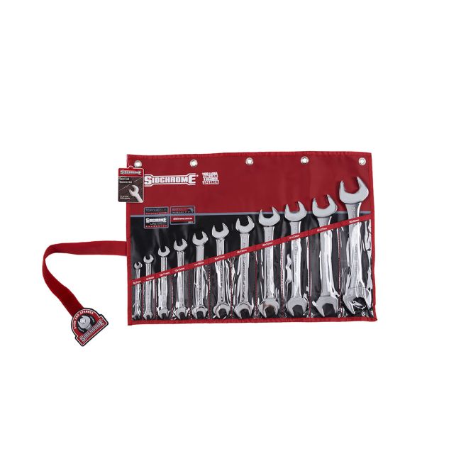 Sidchrome 11PC Open End Spanner Set Metric SCMT20213