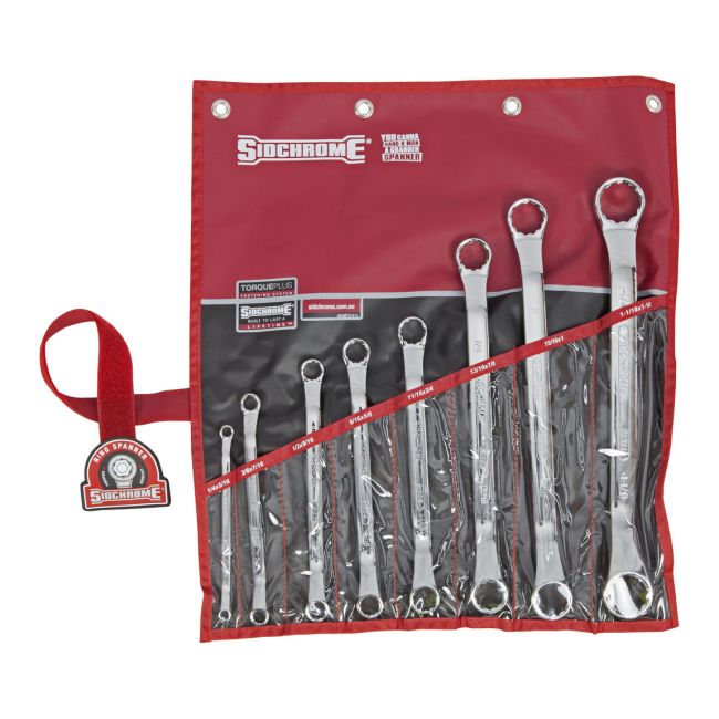 Sidchrome 8Pc Ring Spanner Set AF SCMT21413