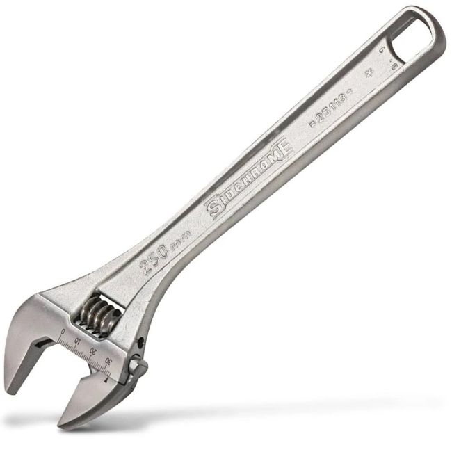 Sidchrome Adjustable Wrench Premium Chrome 250mm/10'' SCMT25113