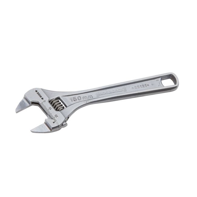 Sidchrome Adjustable Wrench Premium Chrome Slim Jaw 150mm/6'' SCMT25121