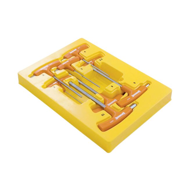 Sidchrome 8Pc Hex Key Set T-Handle Ball End Metric SCMT29550