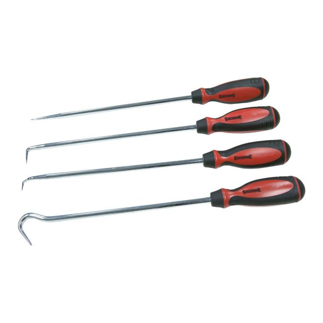 Sidchrome 4Pc Long Pick & Hook Set SCMT70061