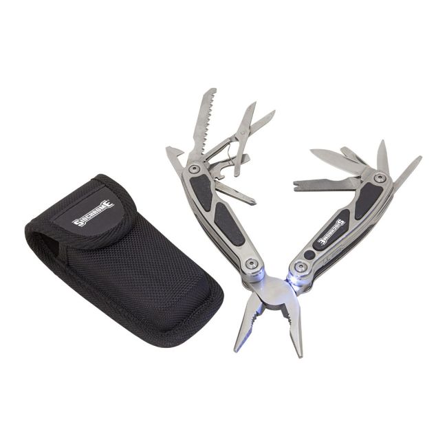 Sidchrome Multi Tool W/ LED 15-in-1 SCMT70068