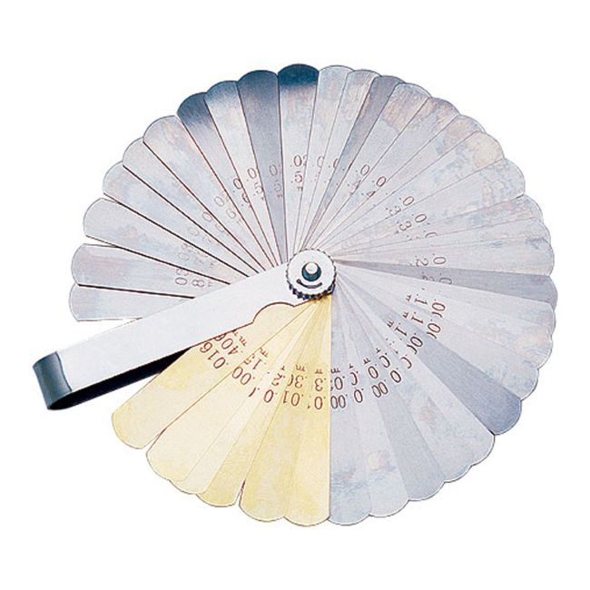 Sidchrome Feeler Gauge 3'' W/ 37 Blades 0.038-0.889mm SCMT70119