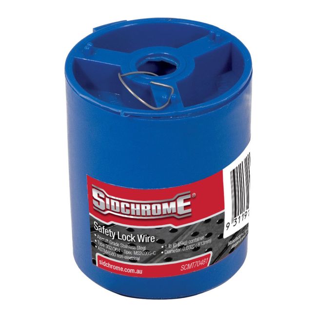 Sidchrome Safety Lock Wire 1Lb .813mm/.032'' SCMT70481