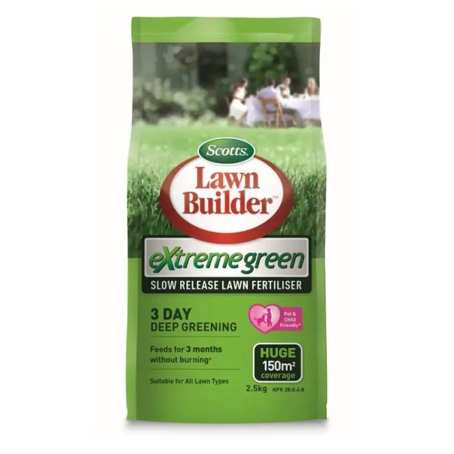 Scotts 108501 Lawn Builder Extreme Green Fertilizer 2.5kg 108501