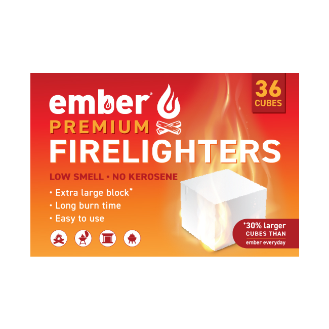 Ember Premium Firelighters 36PK EMPF36