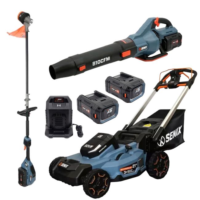 Senix X6 60V 6PC Brushless Garden Combo Kit SEN_OPE_KIT_3