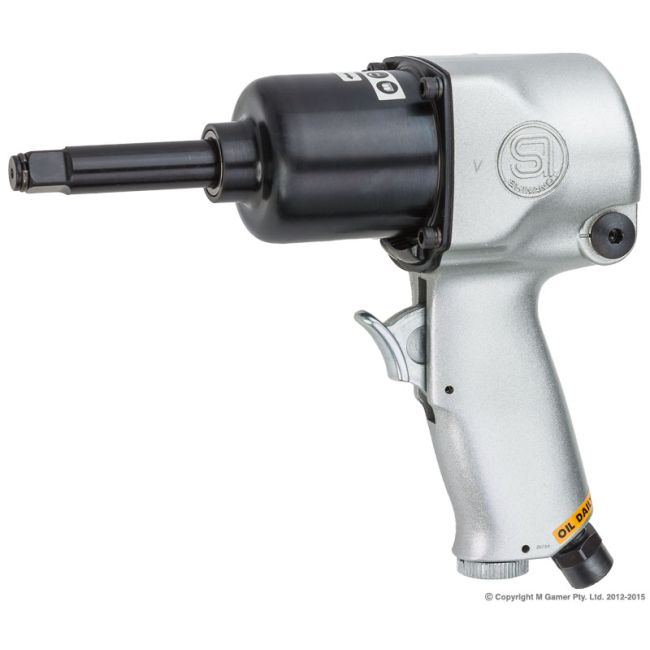 Shinano 1/2" Impact Wrench with 2" Extended Anvil SI1422T