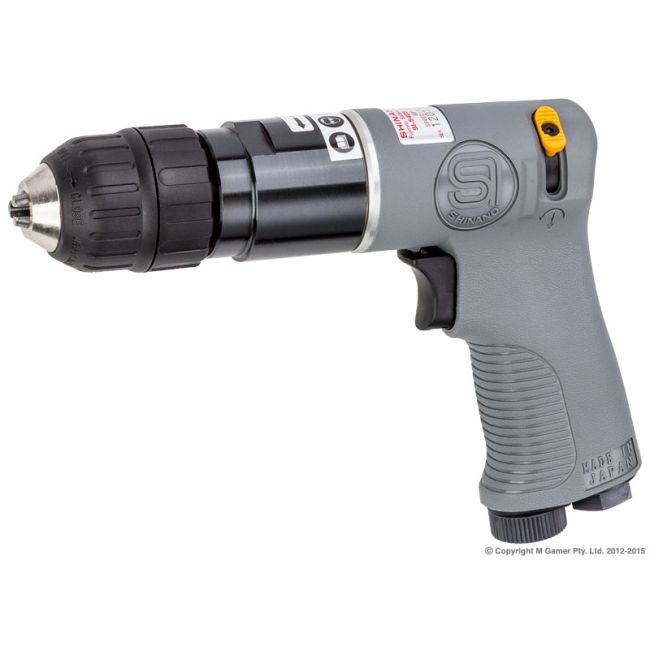Shinano 3/8" Keyless Reversible Drill SI5405