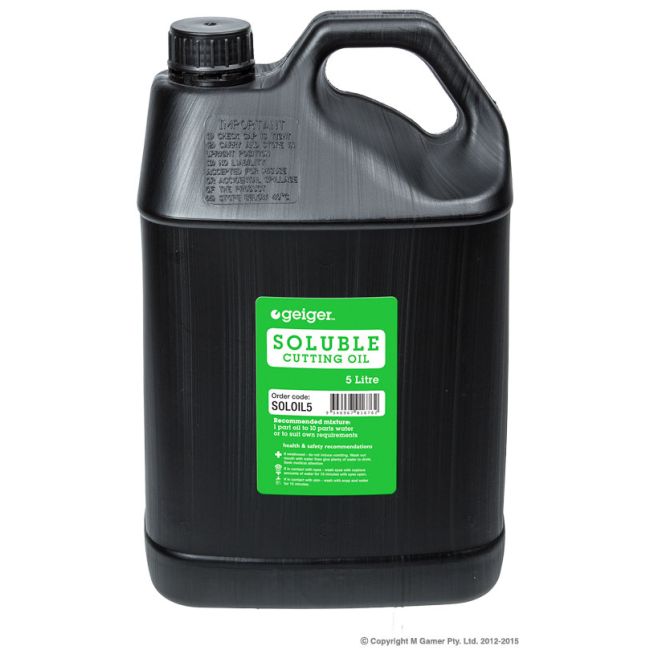 Geiger Soluble Cutting Oil 5Ltr SOLOIL5