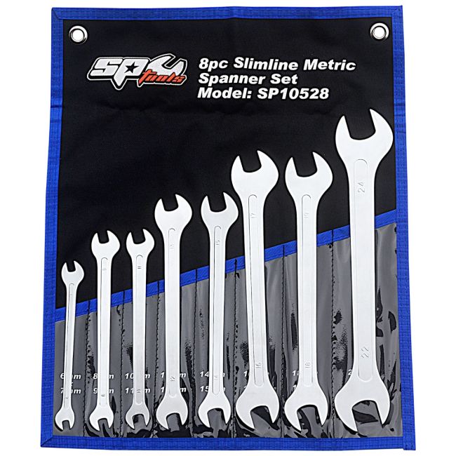 SP Tools 8Pc Double Open End Spanner Set SP10528