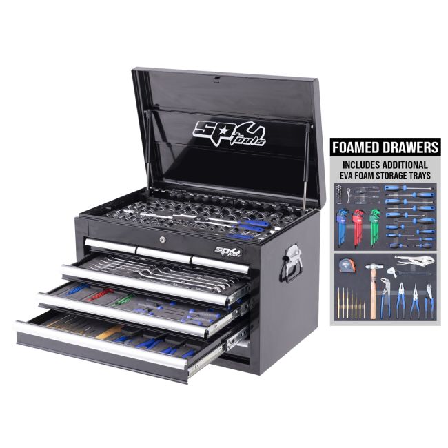 SP Tools 218Pc Custom Series Tool Kit - Metric/Sae SP50121X