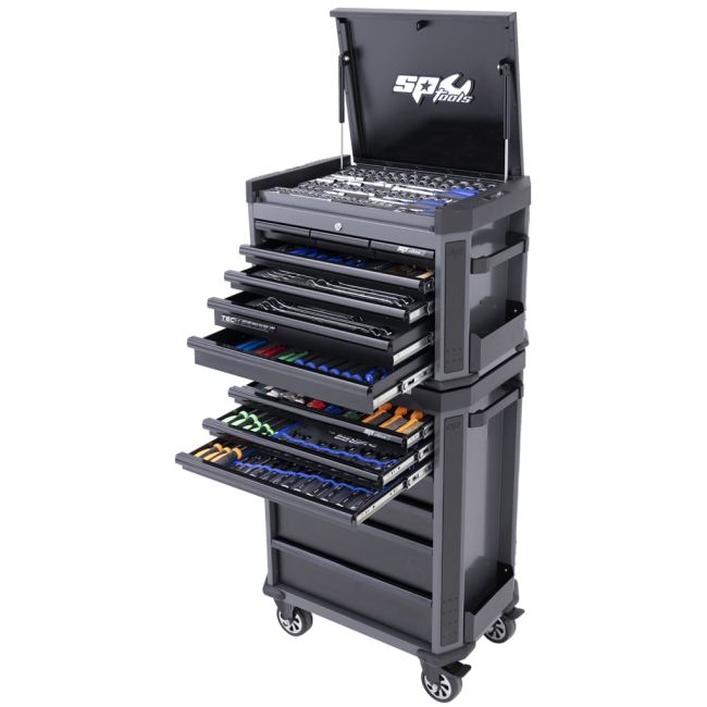 SP Tools 627PC Metric/SAE Diamond Black Tech Series Tool Kit SP50444D