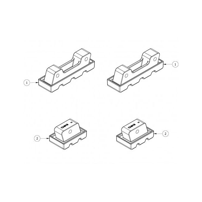Bailey Feet Kit for Aluminium Step Ladders SP15-025AZ