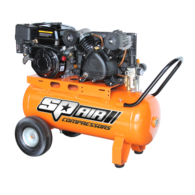 SP Tools Compressor 6.5Hp Petrol 60Lt Tank Sp Air SP17P