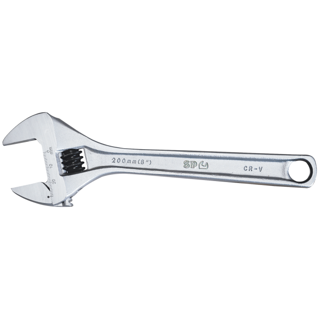 SP Tools Wrench Adjustable 450Mm Premium Chrome SP18082